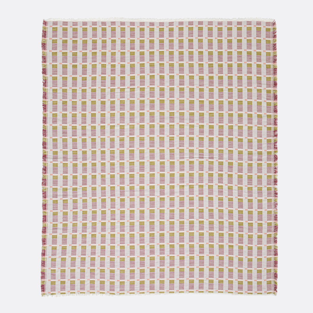 LA REDOUTE INTERIEURS<br>Lança em jacquard com motivos geométricos, Virna