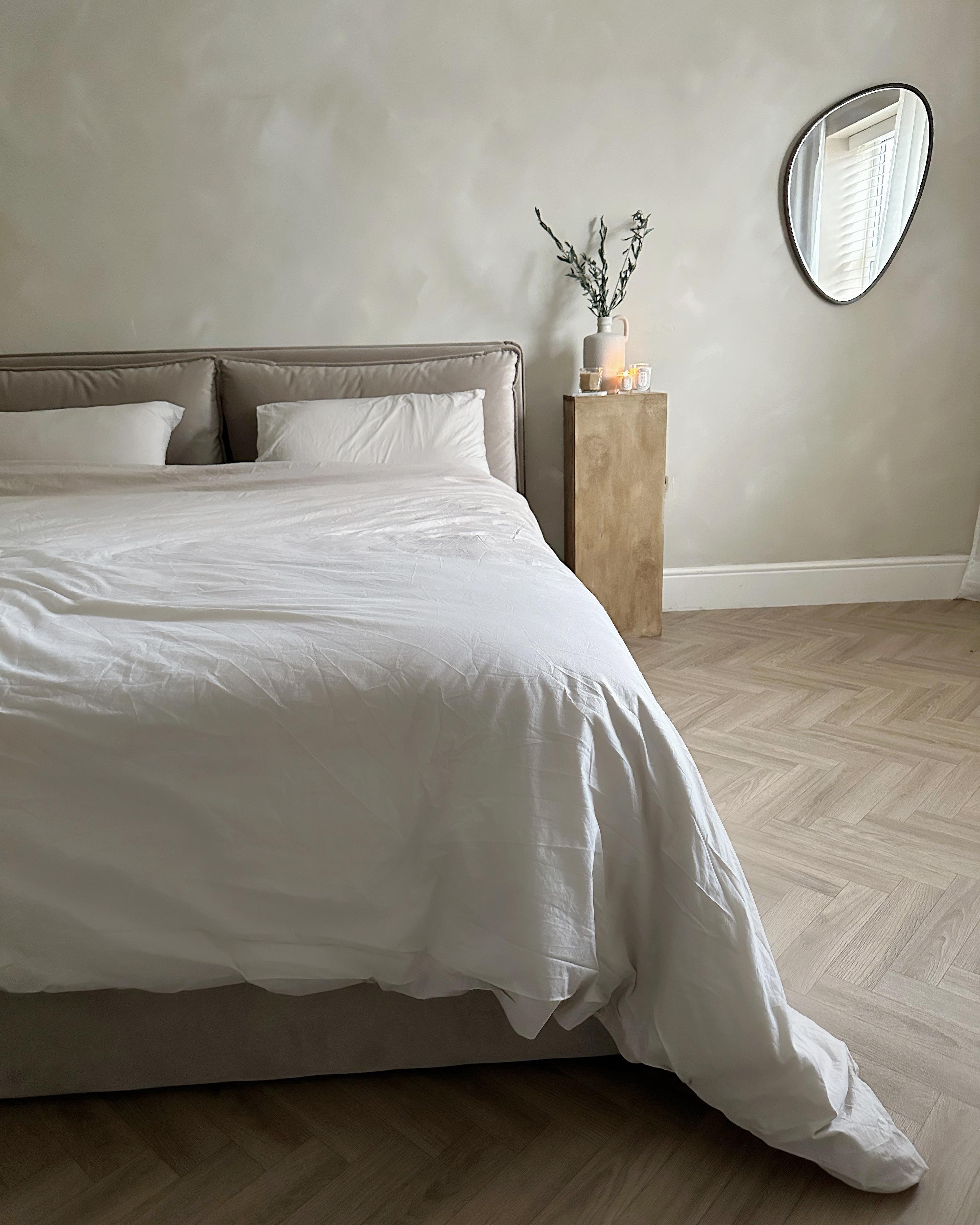 Bed met opbergruimte Fluweel BAJONNA 180 x 200 cm Beige