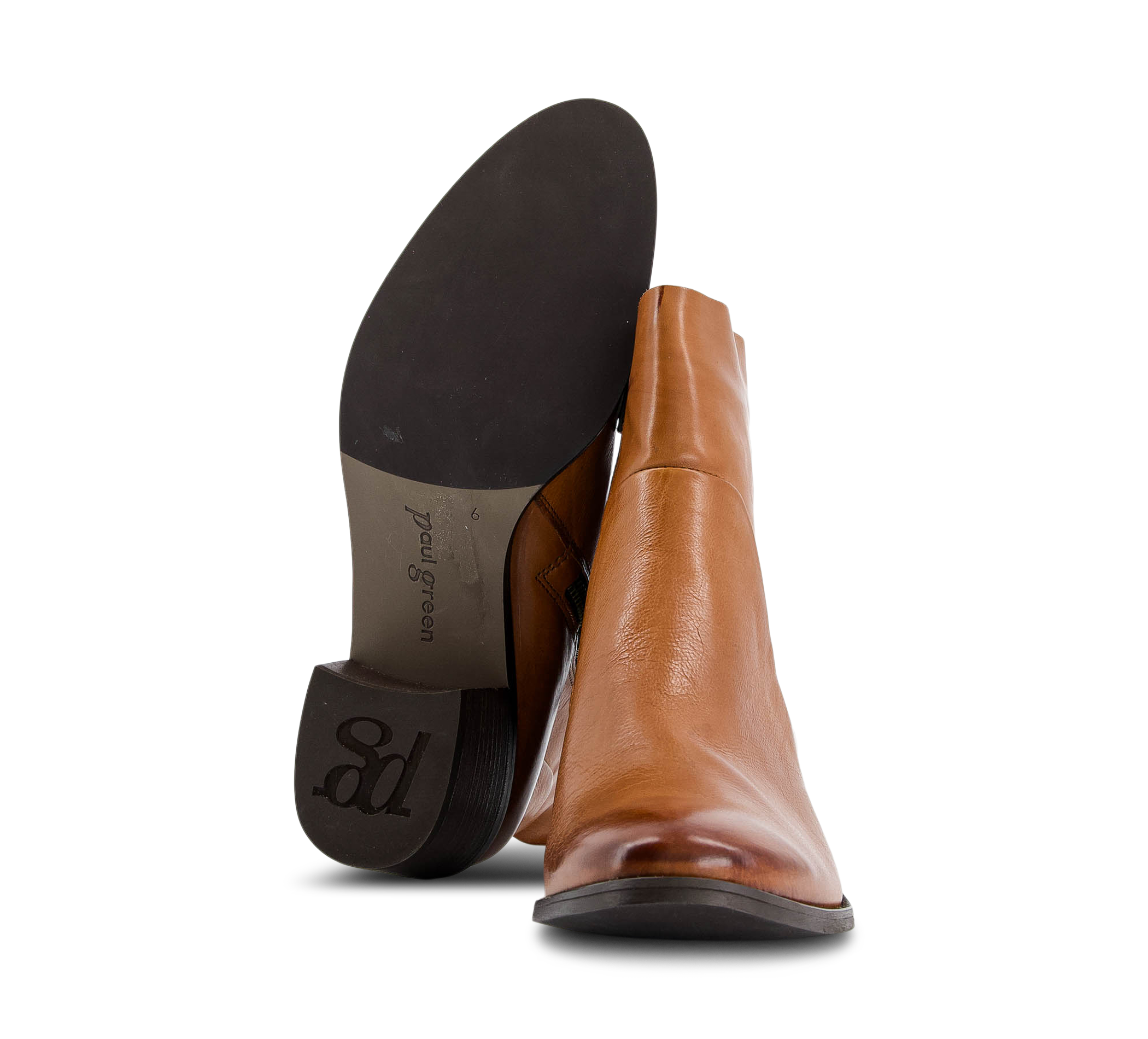 Paul Green Klassische Stiefelette braun