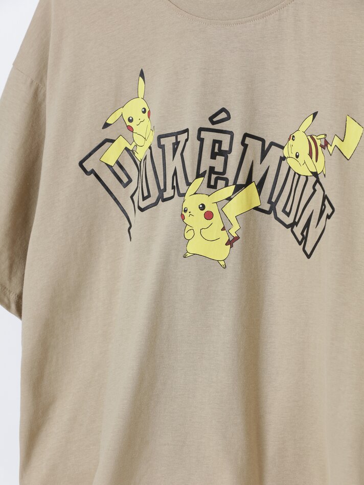 Camiseta Pikachu Pokémon™ - Bege