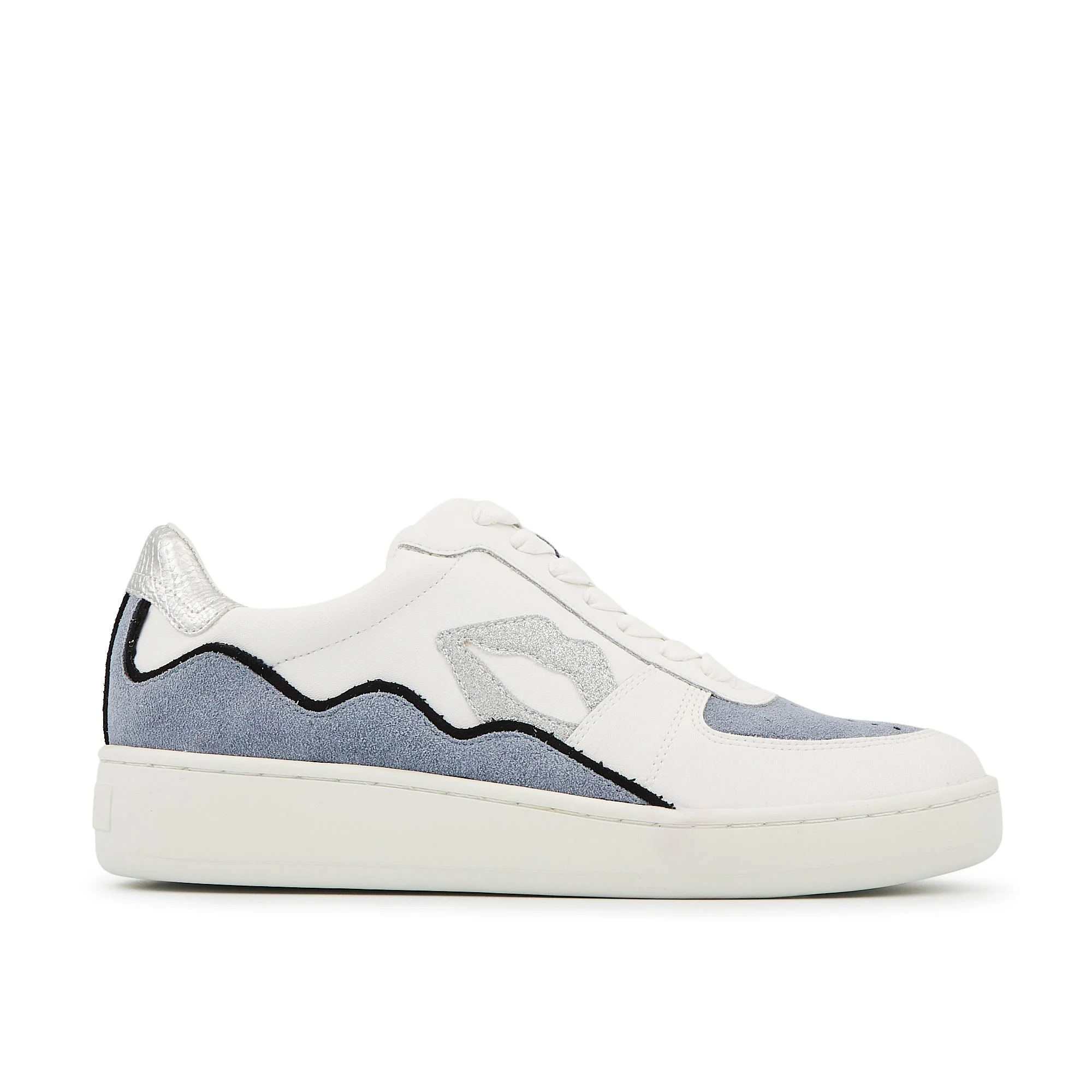 LOULOUSUEDE - Sneakers en cuir | Argent