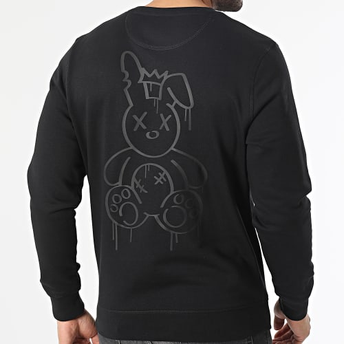 Sweat Crewneck King Lapin Black Noir