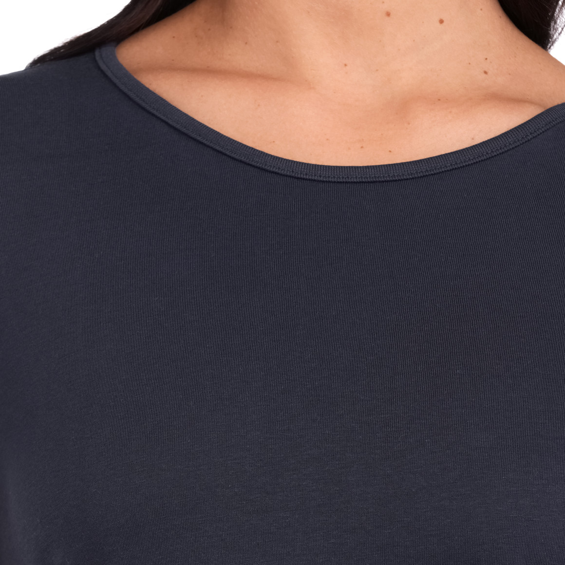 Famy 3 Damen T-Shirts im Set grün / weiss / dunkelblau