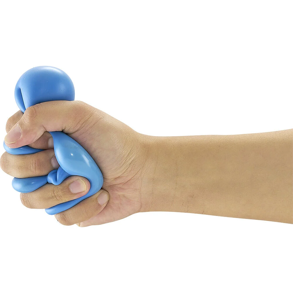 Balle anti stress bleu Ø9cm