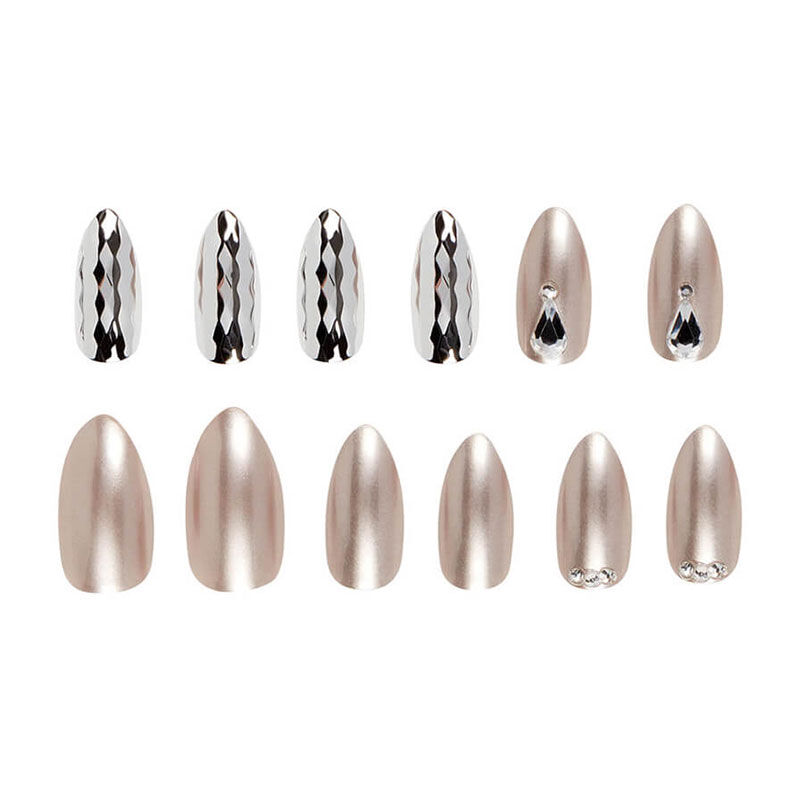 Faux ongles Nail Addict champagne ice