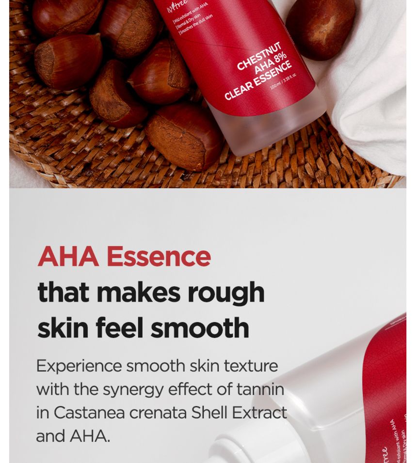 Isntree - Kastanje AHA 8% Clear Essence Mini