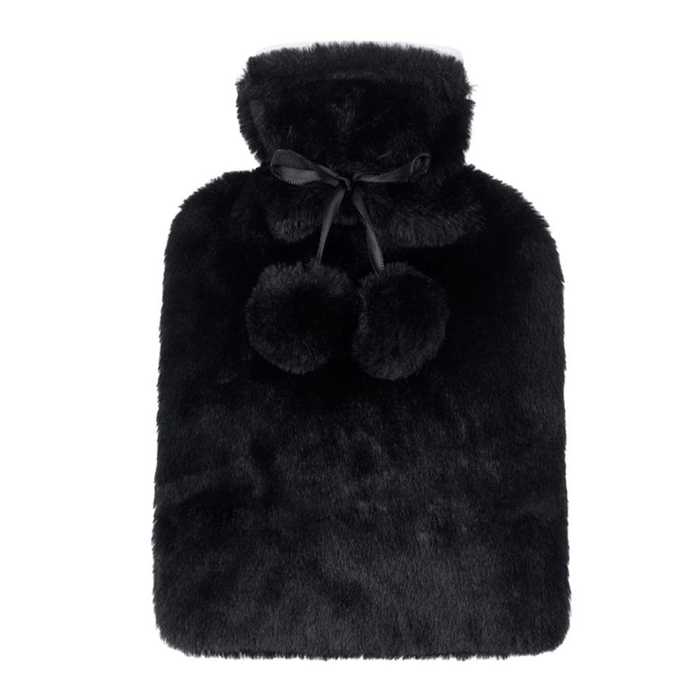 Stella Green Bouillotte Fourrure Noire Femme Stella Green Cosy