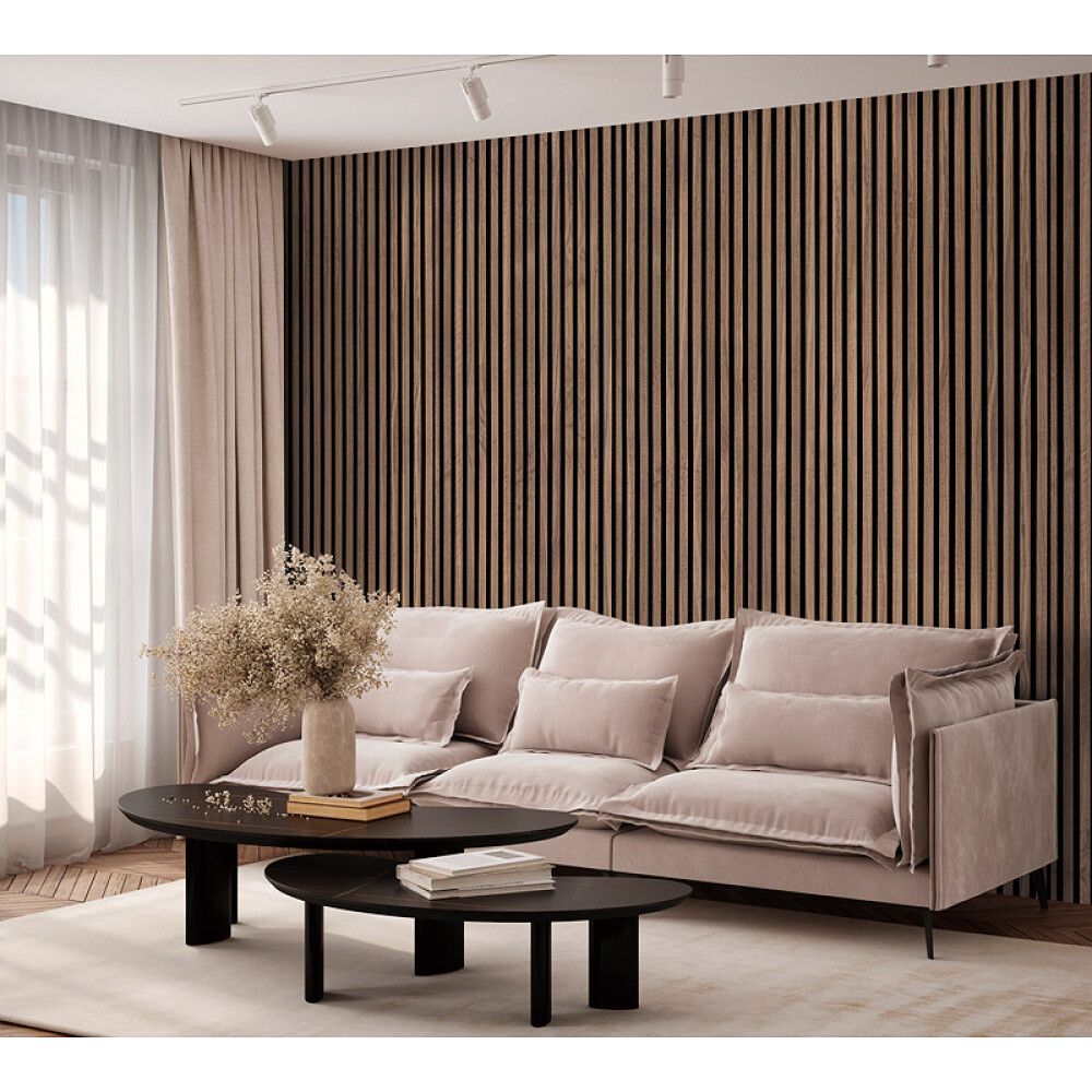 AKUSTIKKPANEL VILLA VALNØTT 2440X605X22MM