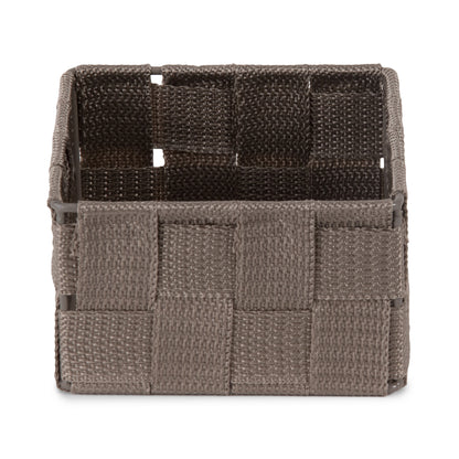 Petit panier de rangement Stan S taupe