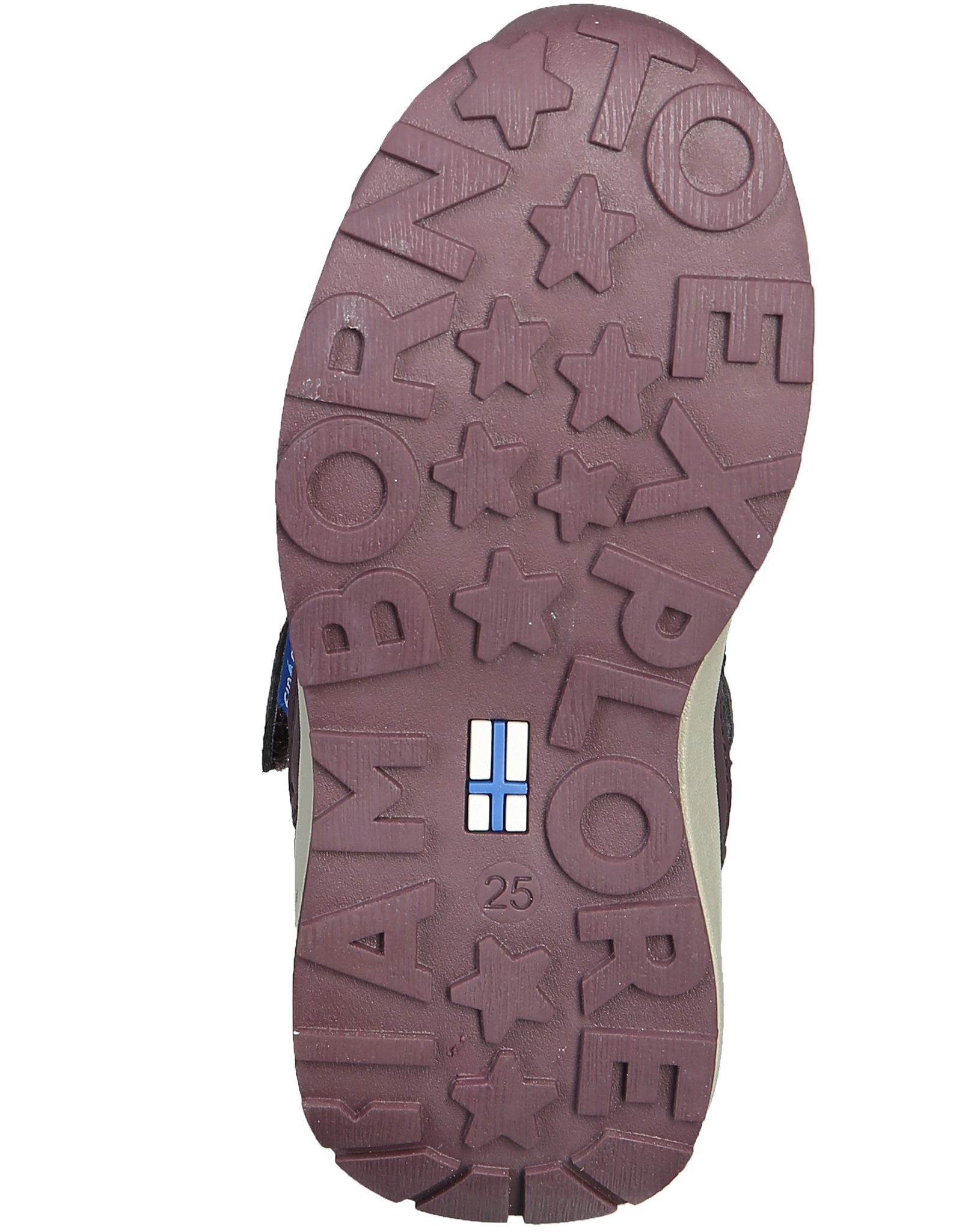 Klett-Boots KULKU in beet red/eggplant