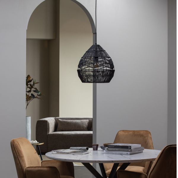 Woood Adelaide Hanglamp – Zwart