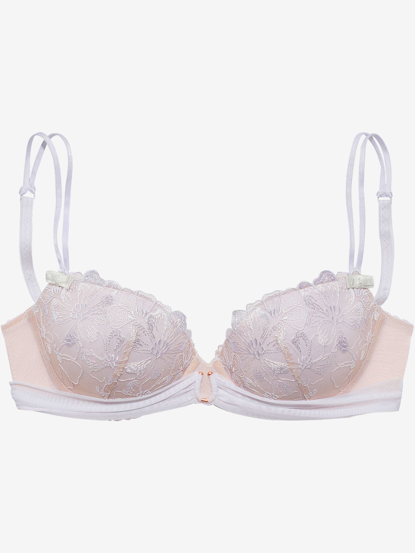Ravissant soutien-gorge push-up avec doubles bretelles spaghetti