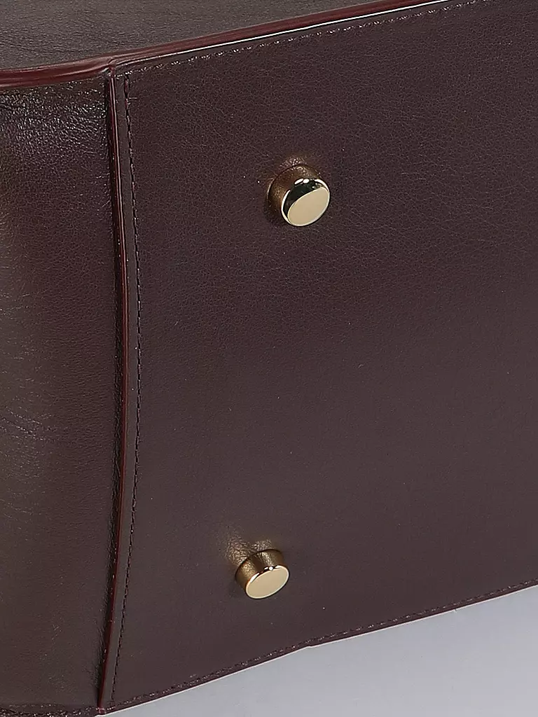 JULIA SKERGETH Ledertasche - Shopper Large dunkelrot