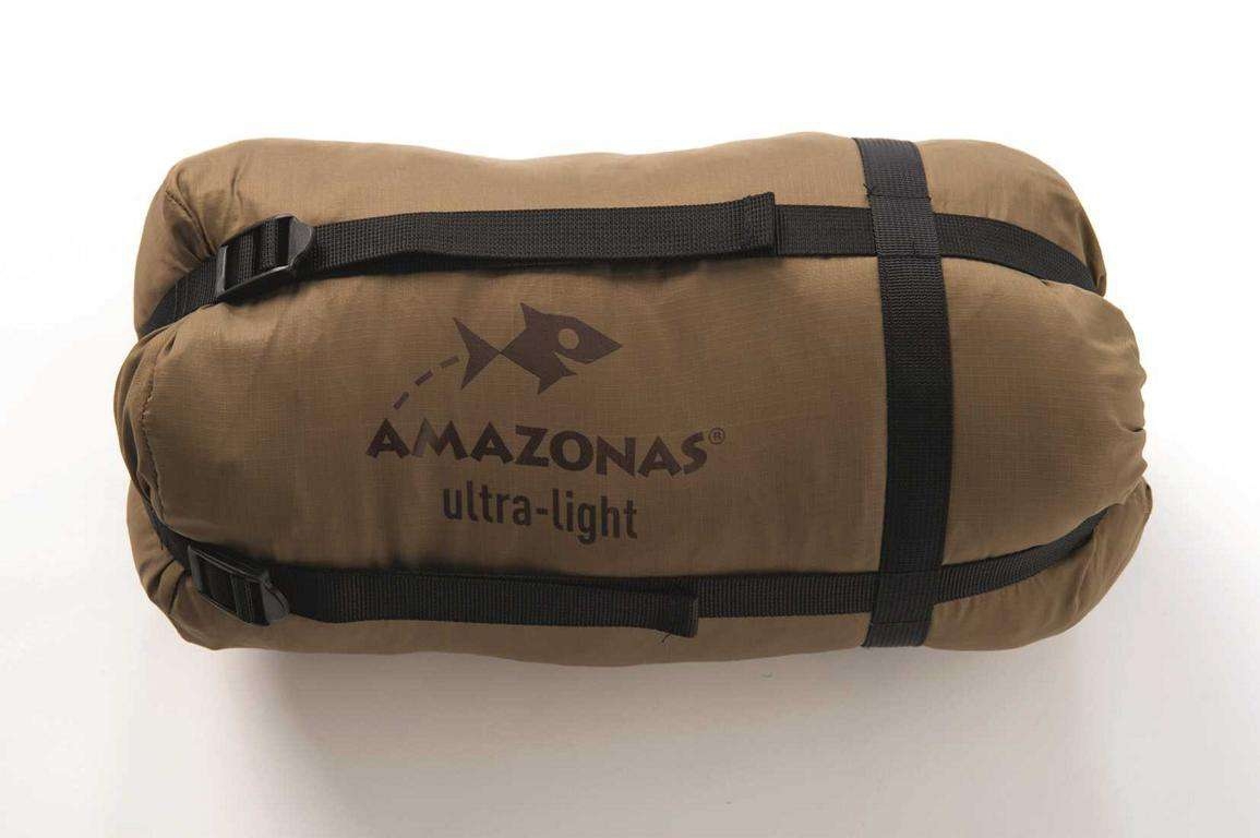 Amazonas 2in1 Hängematte Underquilt-Poncho braun