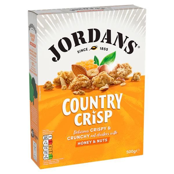 Cereais Country Crisp Com Mel E Frutos Secos