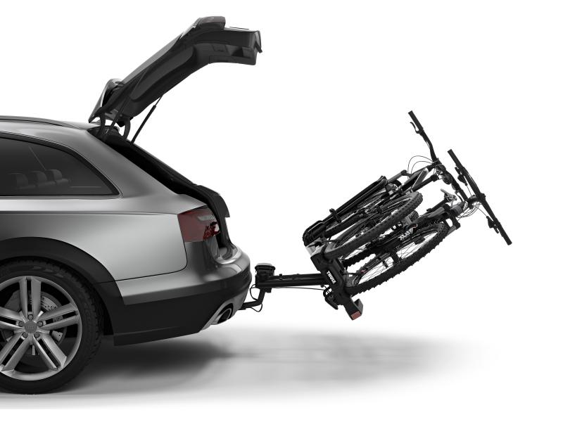 Thule Anhängerkupplungsträger EasyFold XT 2 Komplett zusammenklappbare Fahrradträger für Anhängekupplung
