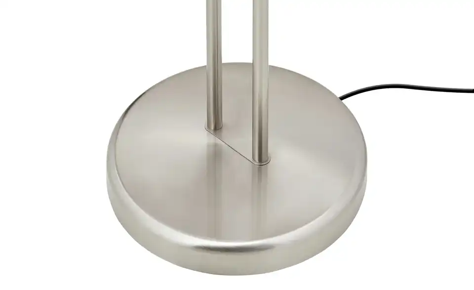 KHG LED Fluter 2-flammig matt, edelstahlfarben, silberfarben