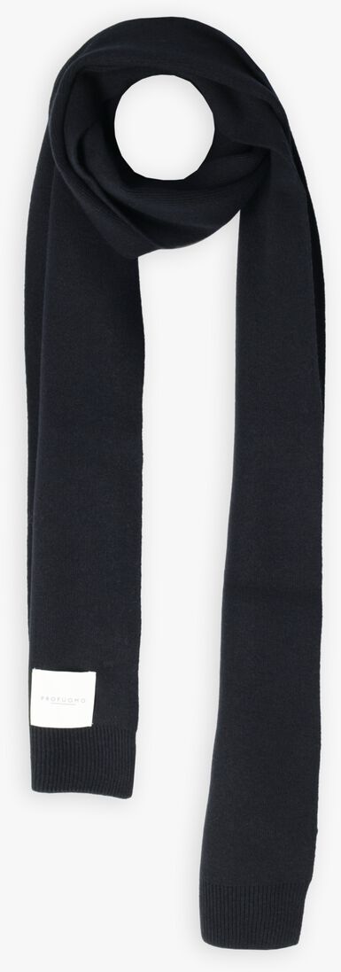 donkerblauwe profuomo sjaal scarf wool