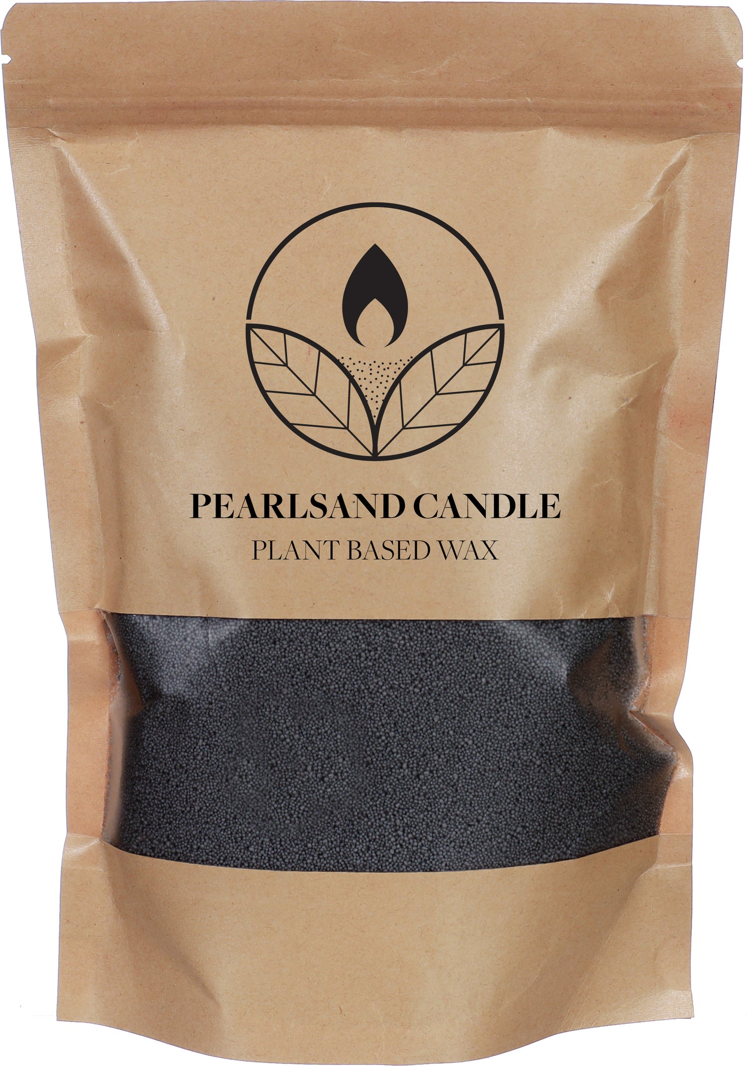 Kaarsenzand Pearlsand zwart 400 gr