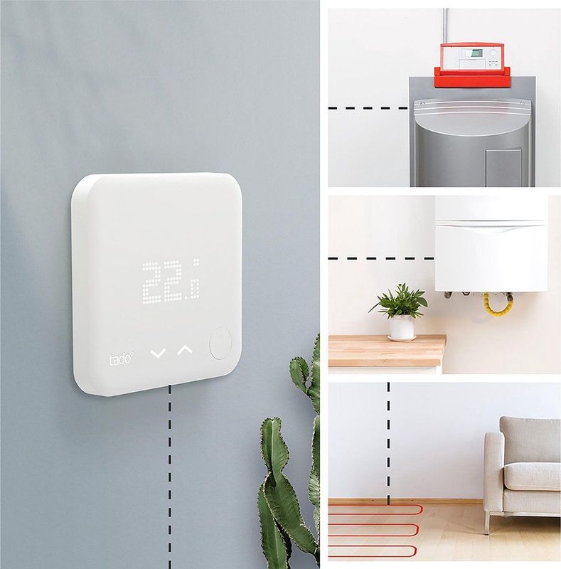 tado° - Slimme Radiatorknop - 3 Stuks Uitbreiding - Voor Slimme Sturing