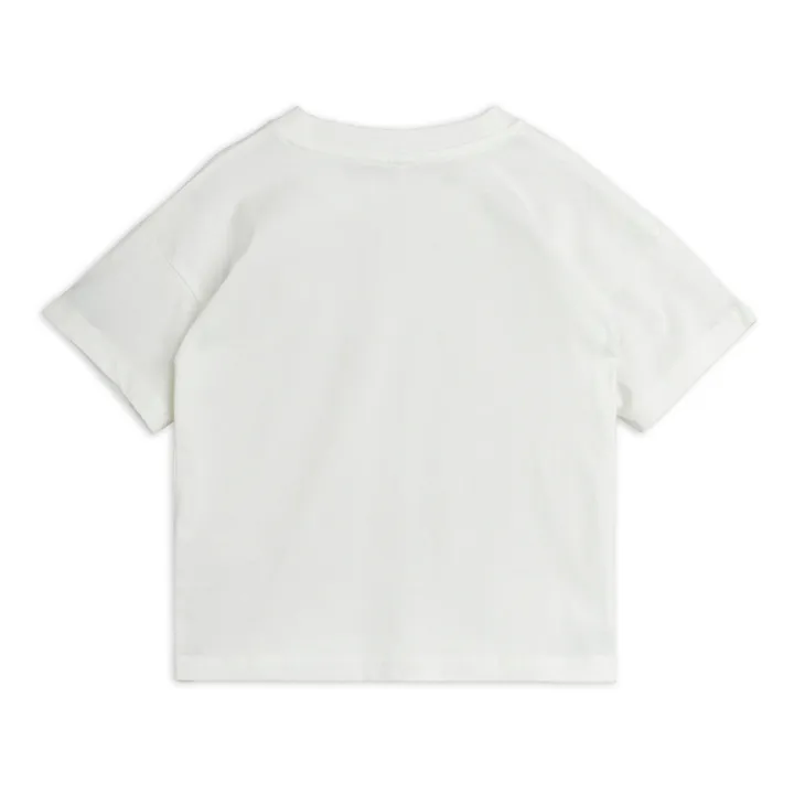 Mini Rodini T-Shirt Sporty Coton Bio | Blanc