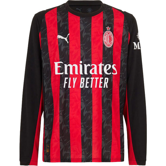 Puma AC Milan Thuis Shirt Longsleeve 2025/2026