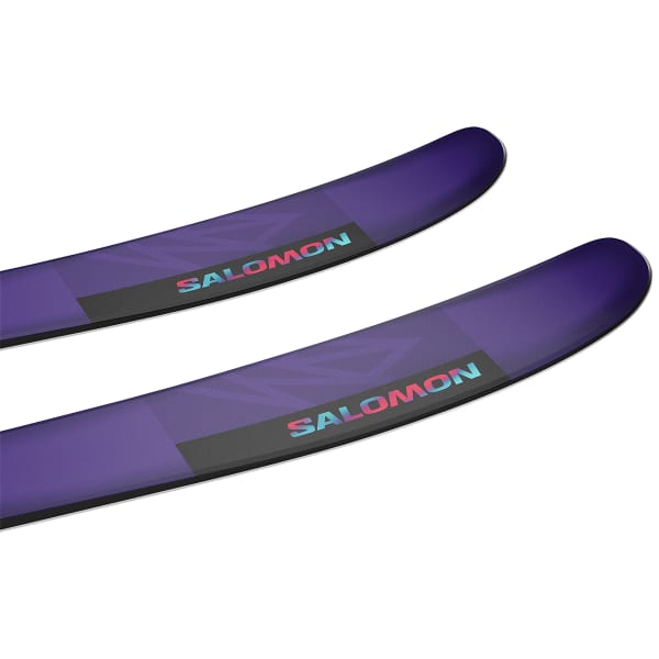 Ski SALOMON QST 98 TILLANDSIA PURPLE / PASTEL NEON BLUE 3 / POPPY RED