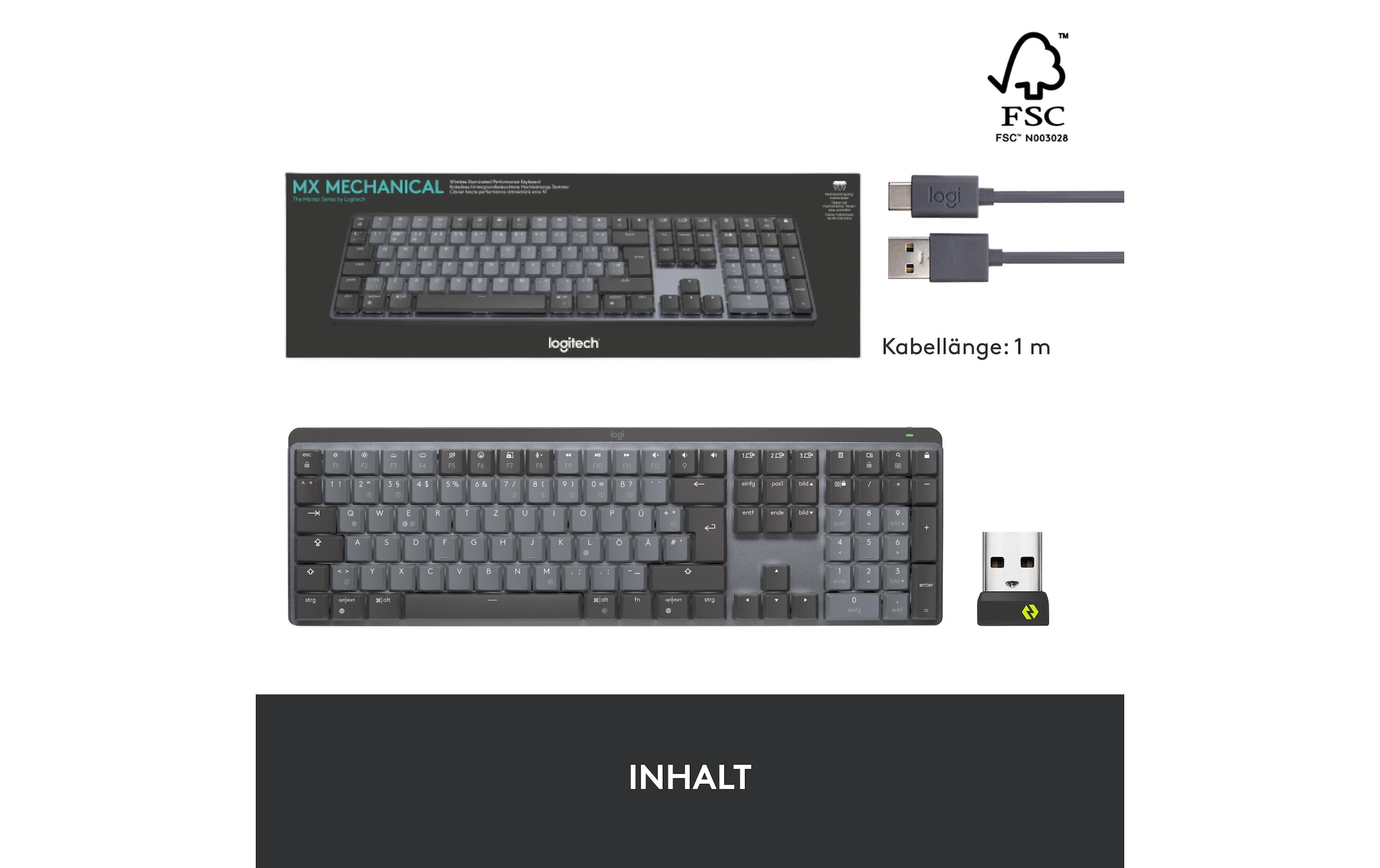 Logitech Tastatur »Logitech MX Mechanical Keyboard« ()