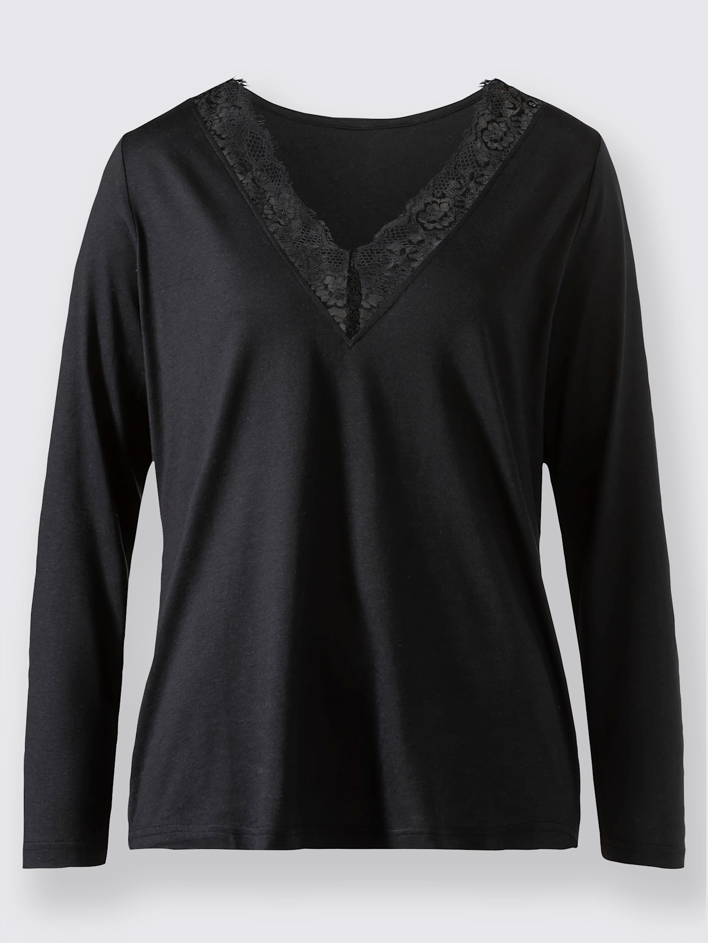 T-shirt en v 50% coton