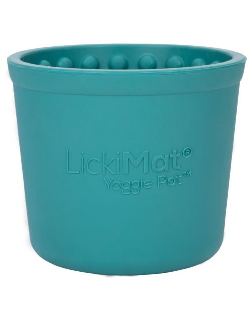 Lickimat Yoggi Pot - Slowfeeder Voor Afleiding. Plezier En Verrijking Ø10x9 cm - Hondenvoerbak