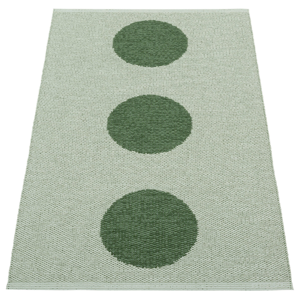 Pappelina Vera Pop teppe 70 × 120 cm, leaf/misty mint