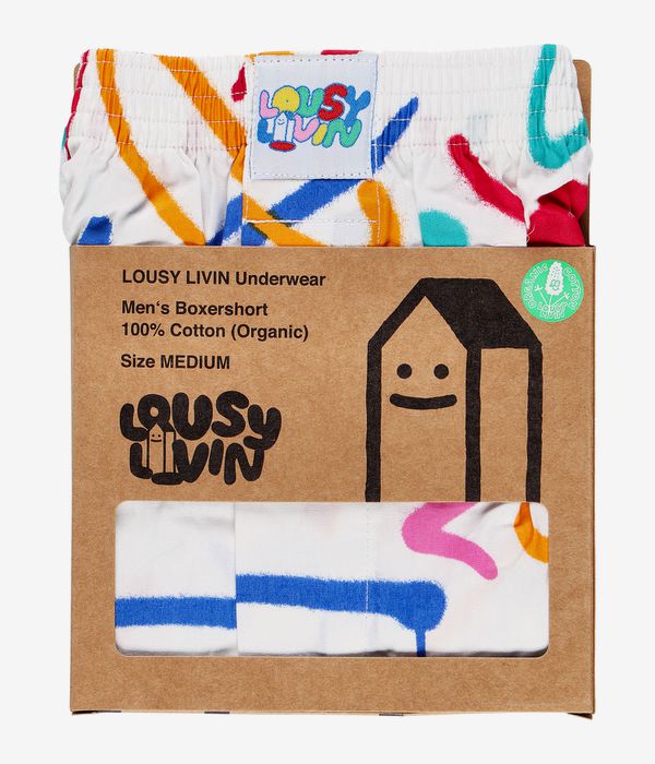 Lousy Livin Lines Boxershorts (white)