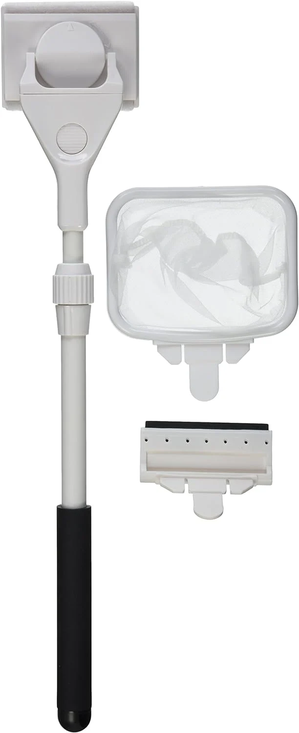 Raquete de manutenção de aquário de vidro 3 em 1 da Fluval