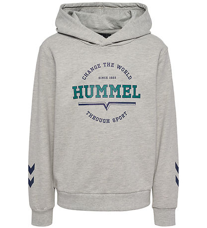 Hummel Kapuzenpullover - hmlAsher - Light Grey Melange