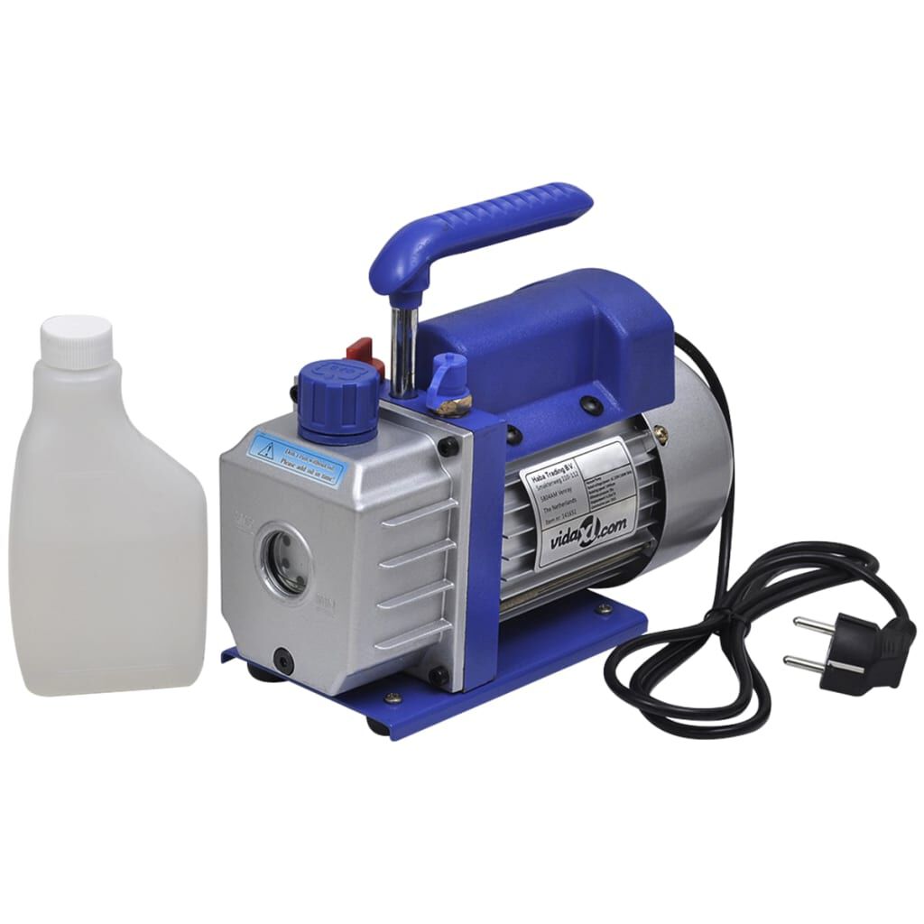 vidaXL Vacuümkamer met eentrapspomp, 7,4 L