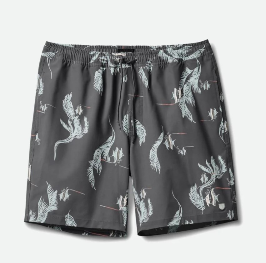 Brixton Voyage Short 16 Charcoal