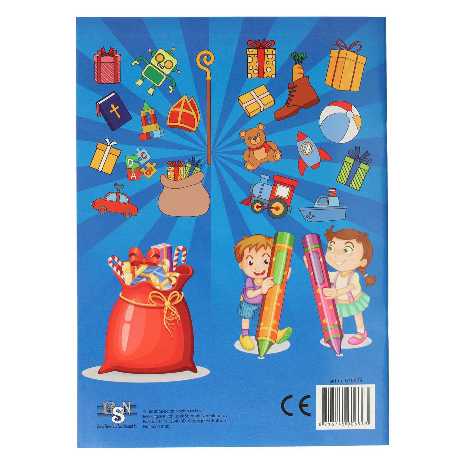 Sinterklaas Sticker- en Kleurboek