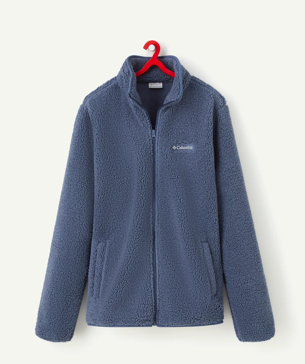 COLUMBIAVESTE ZIPPÉE EN SHERPA RUGGED RIDGE BLEUE