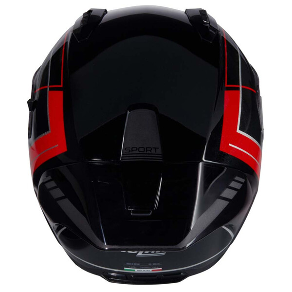 Nolan - Casque N60-6 Sport Mesmerico Noir / Rouge / Métal