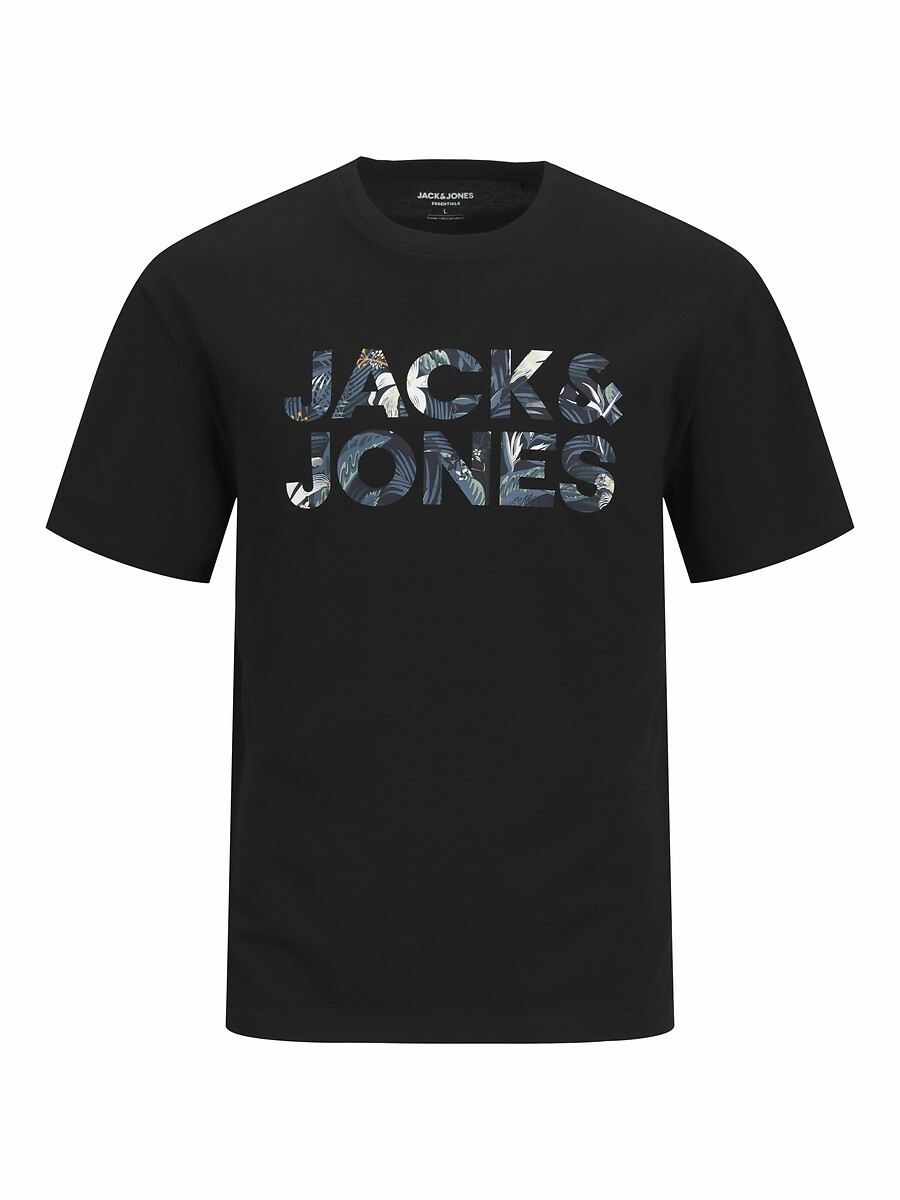 JACK & JONES<br>Camiseta descontraída com logo floral
