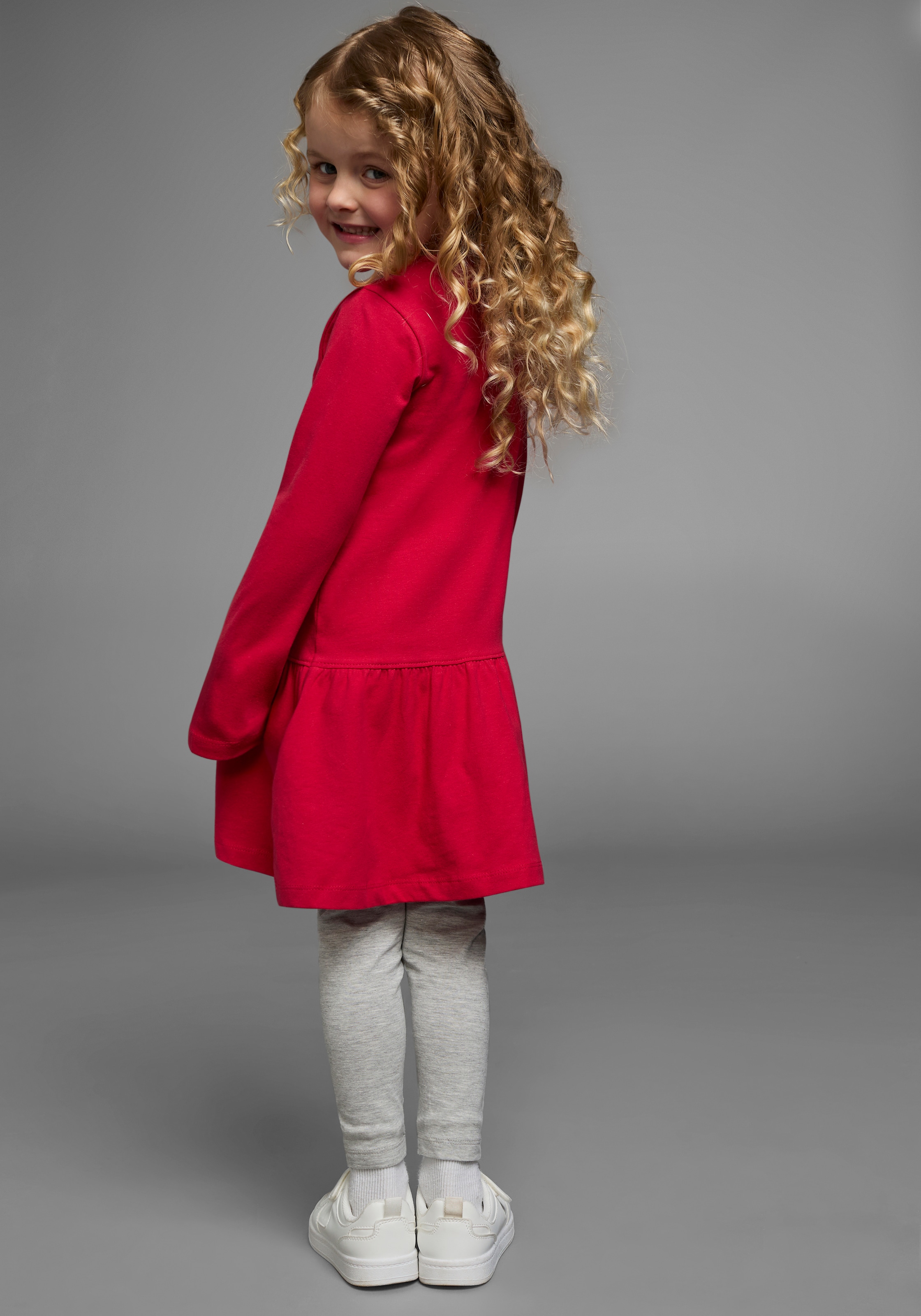 KIDSWORLD Jerseykleid »Einhorn« festliche Anlässe,  kniefreie Länge,  aus Baumwollmischung