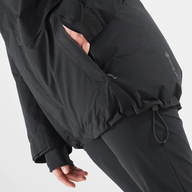 PATROLLER GORE-TEX DOWN  Daunenparka mit Kapuze Damen DEEPBLACK