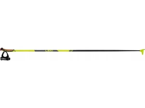 LEKI PRC 650, Langrend, 165 cm, Voksen, Unisex, Sort, Hvid, Gul, Kulfiber