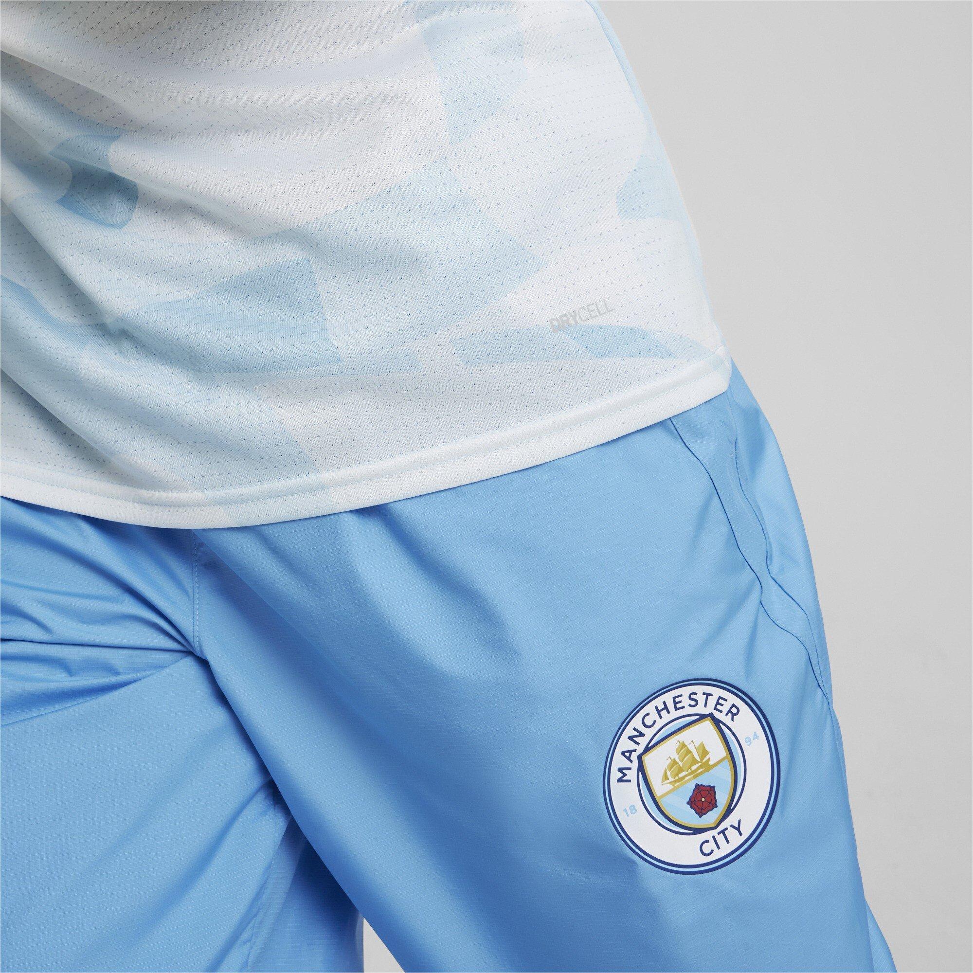 Puma Manchester City Pre Match Short Sleeve Shirt 2023 2024 Adults