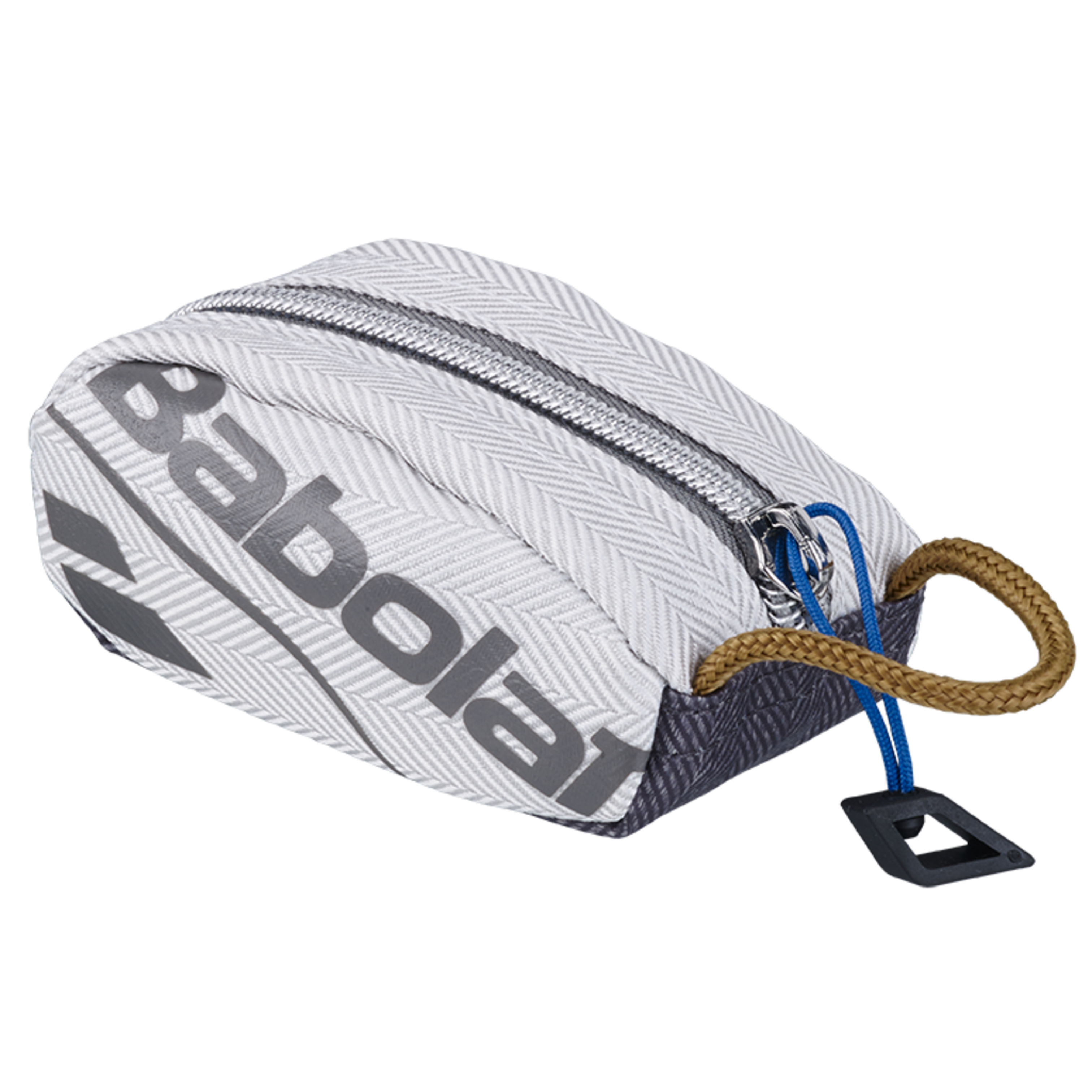 Racquet Holder Key Ring Wimbledon Grau