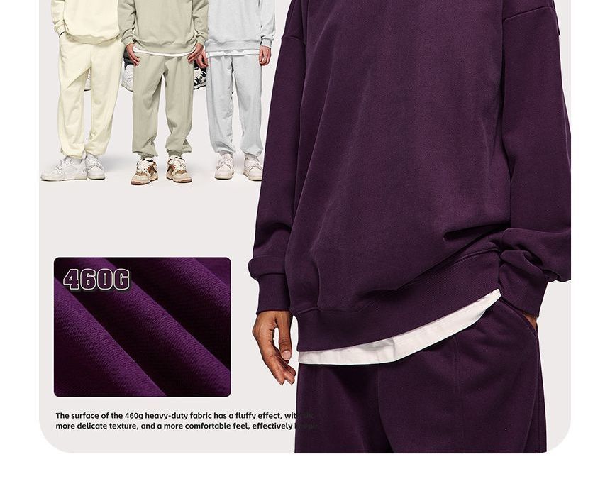 Newin - Unisex effen losse sweatshirt in 6 kleuren