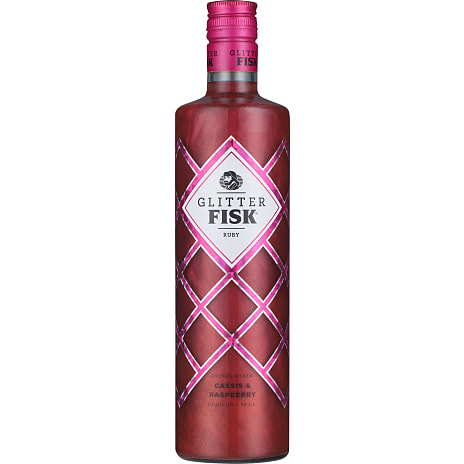 Glitter Fisk Ruby