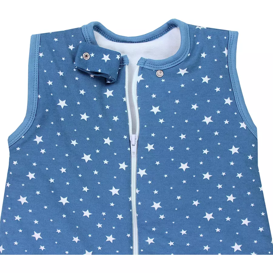 TupTam Baby  Winter Schlafsack mit Beinen 2,5 Tog blauweiß