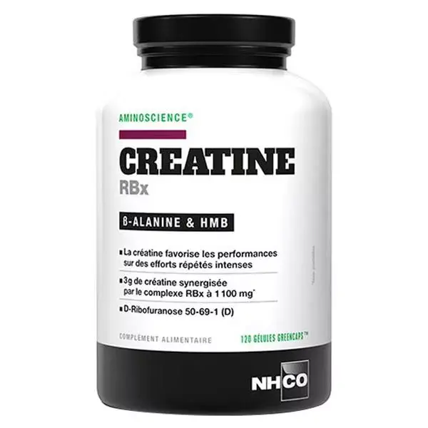NHCO Creatina Rbx B-Alanina e HMB 120 cápsulas