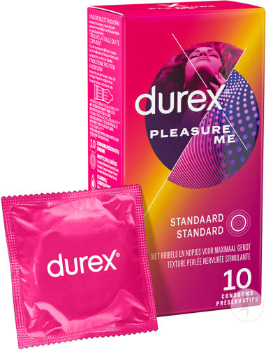 Durex Pleasure Me Standard 10 Préservatifs